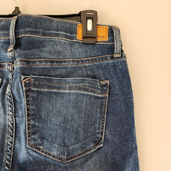 Express Skinny Mid Rise Jeans (8 SHORT) - Picture 4 of 7